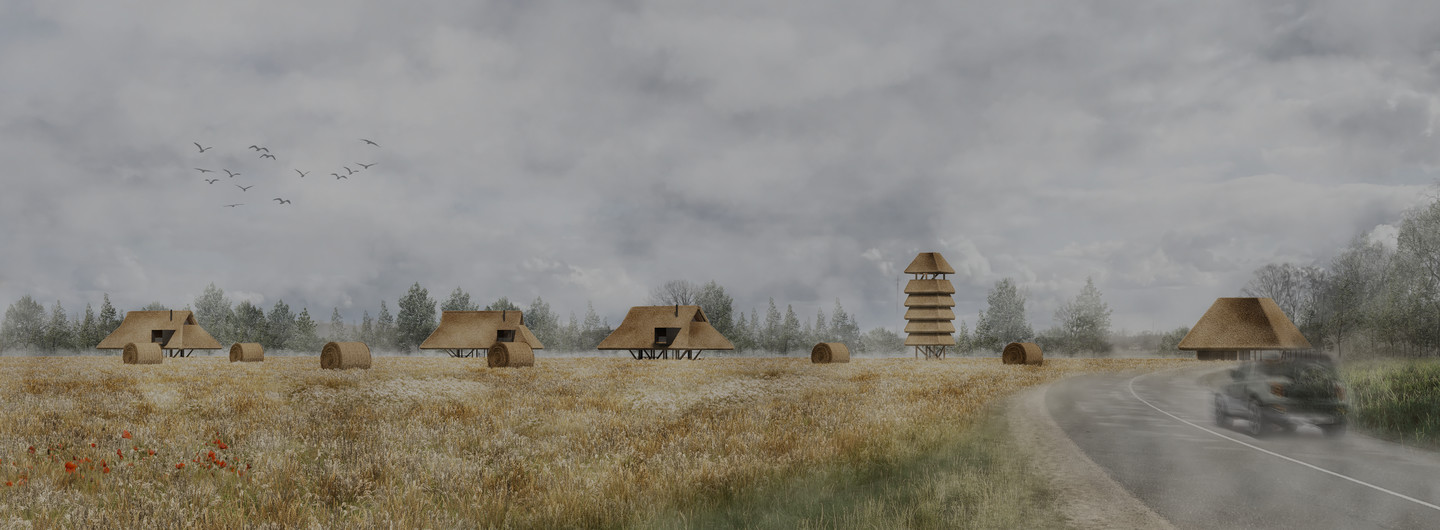 <p>Under A&nbsp;Haystack</p>